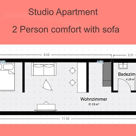 Living شقة فندقية 3*